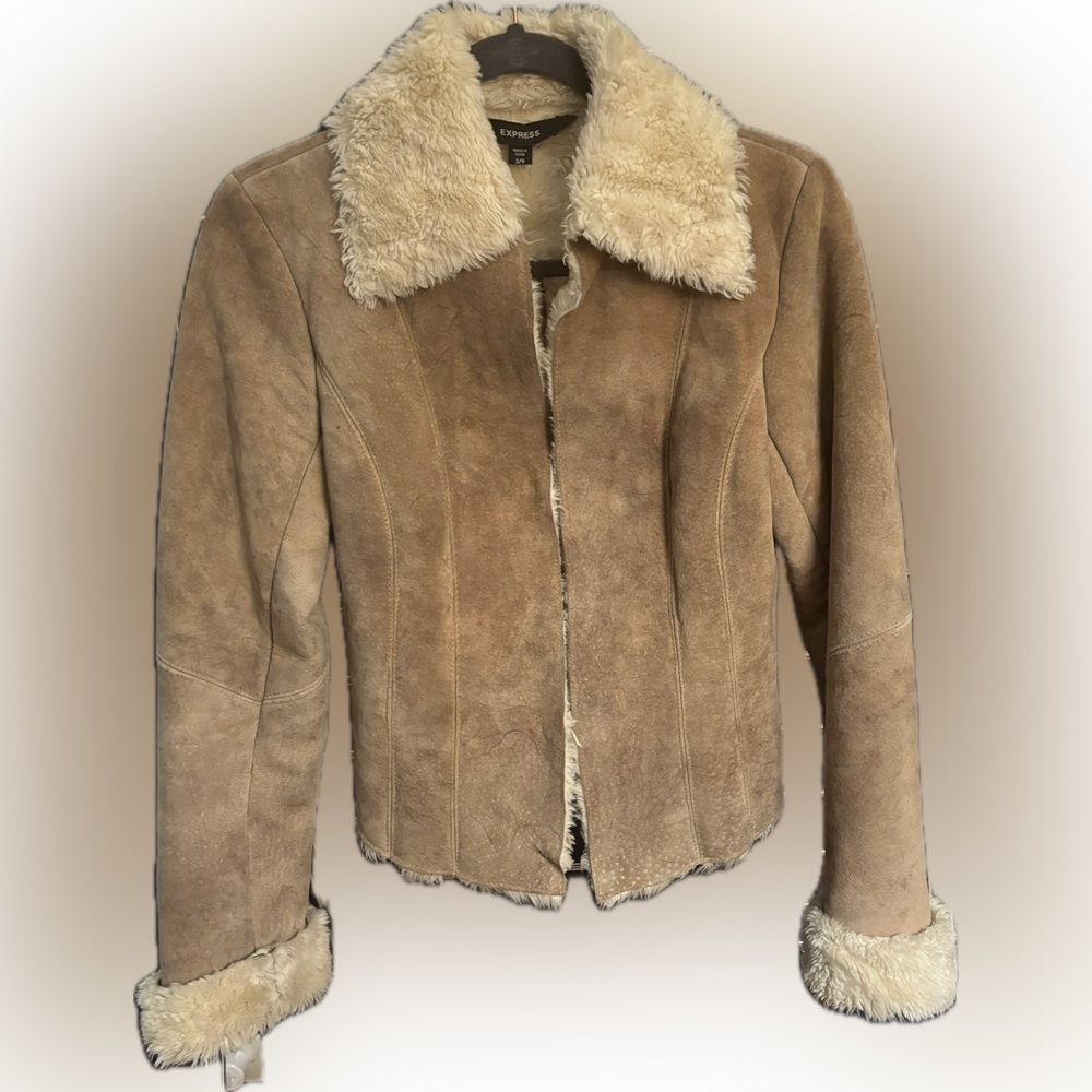 Express - Vintage Genuine Leather Jacket (3/4)